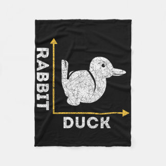 Cobertor De Velo Funny Animal Lover Gift Optical Illusion Duck Or R