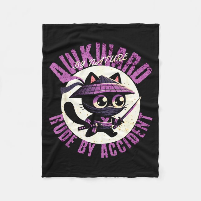 Cobertor De Velo Funny Awkward Nature Quote Rude By Accident Humor  (Frente)