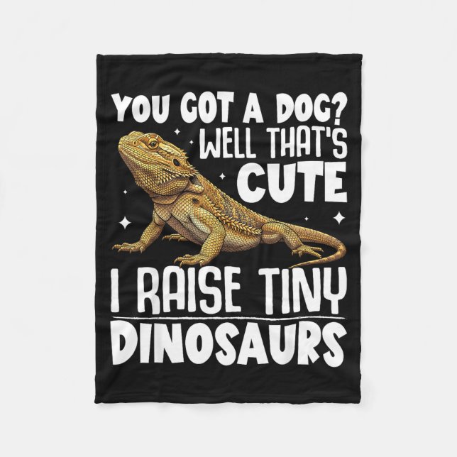 Cobertor De Velo Funny Bearded Dragon Shirt For Men Women Lizard Lo (Frente)