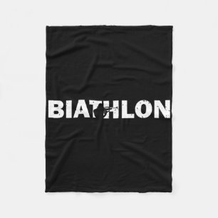 Cobertor De Velo Funny Biathlon Biathlete Saping Skiting Target Sp