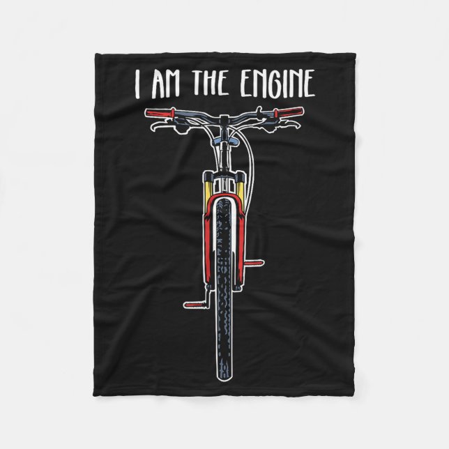 Cobertor De Velo Funny Bicycle I Am The Engine  (Frente)