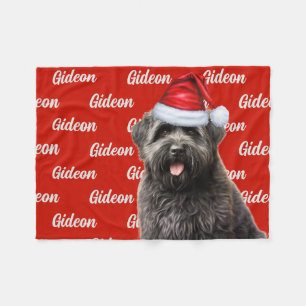 Cobertor De Velo Funny Bouvier Dog Nome Patterado Natal
