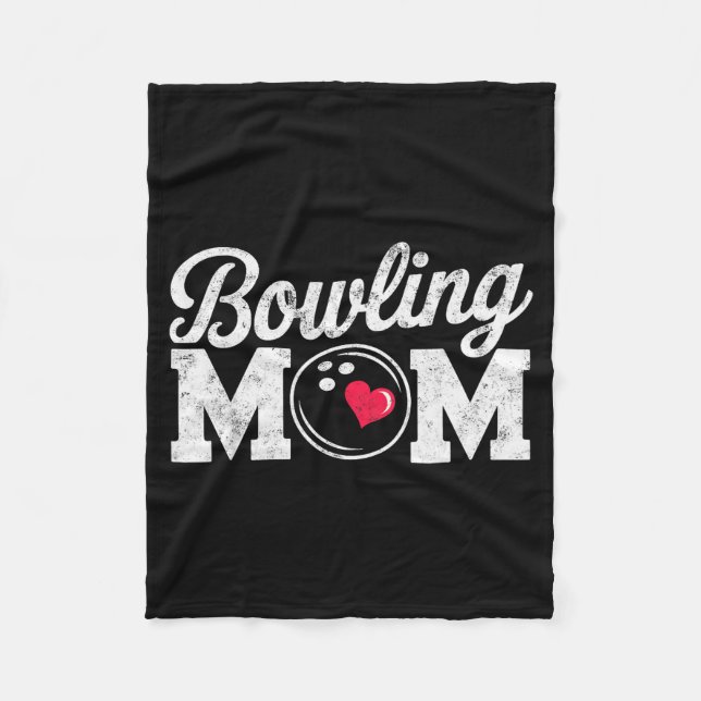 Cobertor De Velo Funny Bowling Player Mom Bowl Mother Bowler #bowli (Frente)