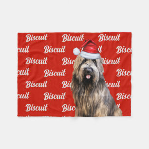 Cobertor De Velo Funny Briard Shepherd Dog Nome Patterado Natal