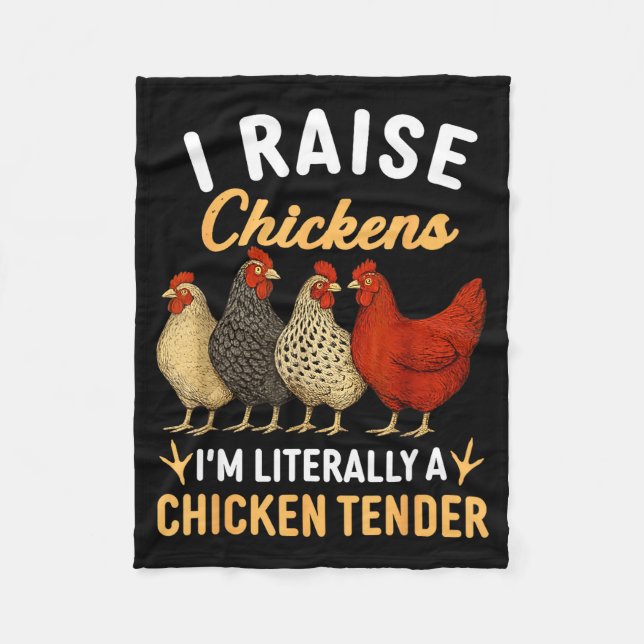 Cobertor De Velo Funny Chicken Lover Gift – I Raise Chickens Farm H (Frente)