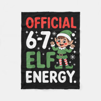 Cobertor De Velo Funny Christmas Meme 6-7 67 Elf Energy Humor Outfi