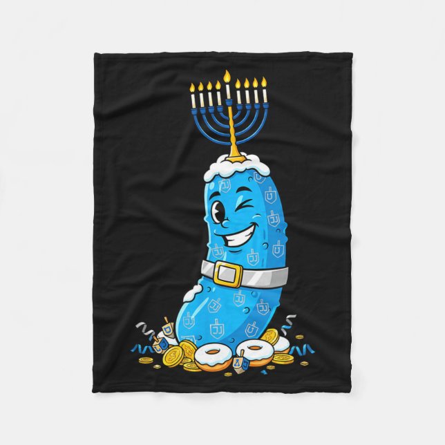 Cobertor De Velo Funny Ckle Dreidel Menorah Hanukkah Kids Womens Me (Frente)