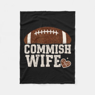 Cobertor De Velo Funny Comme Wife Fantasy Futebol Cute League Co