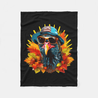 Cobertor De Velo Funny Cute Autumn Thanksgiving Turkey Christmas Au
