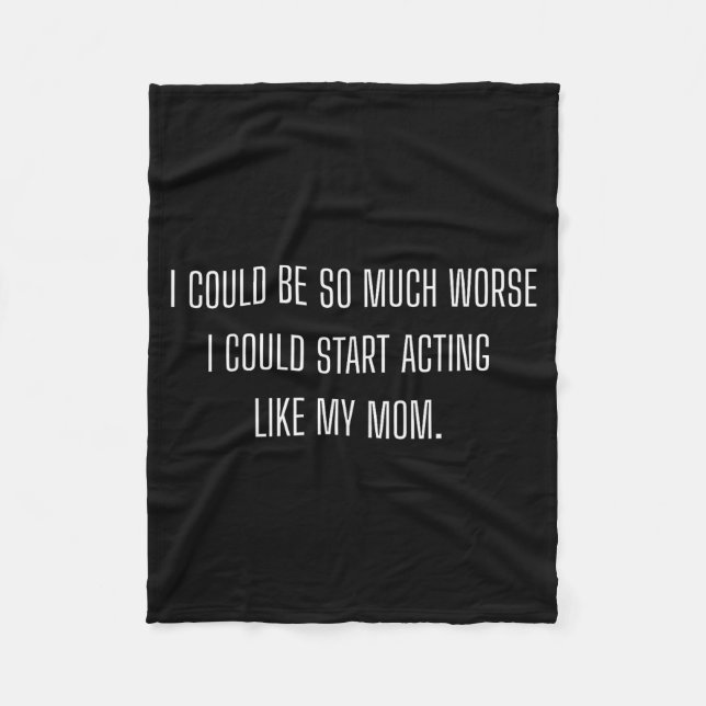 Cobertor De Velo Funny Daughter Mom Mother  (Frente)