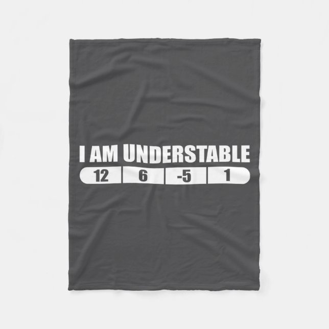 Cobertor De Velo Funny Disc Golf Quote Design, I Am Understable Fri (Frente)
