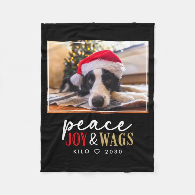 Cobertor De Velo Funny Dog Lover Christmas Photo Cute D  (Frente)