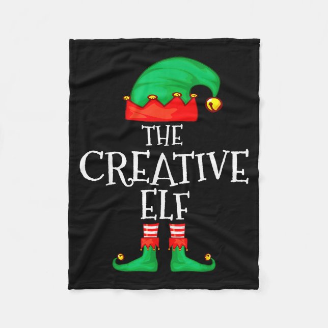 Cobertor De Velo Funny Elf Family Christmas Creative Elf Sweater Me (Frente)