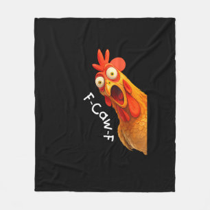 Cobertor De Velo Funny F-Caw-F Galinha F-Caw-F Galinha Criativo Cas