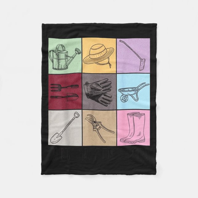 Cobertor De Velo Funny Gardening Lover S Plant Lover , Men's G Clic (Frente)