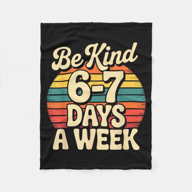 Cobertor De Velo Funny Gen Alpha Meme Slang 67 Six Seven  (Frente)