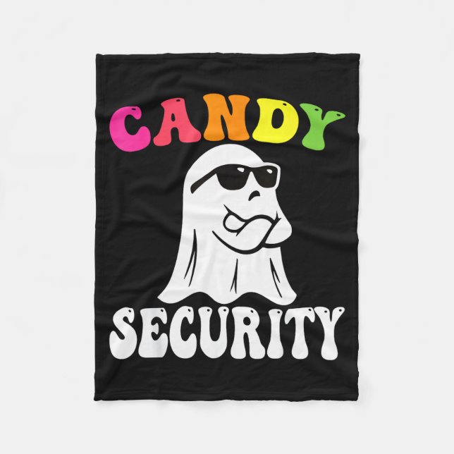 Cobertor De Velo Funny Ghost Candy Security Halloween Costume Hallo (Frente)
