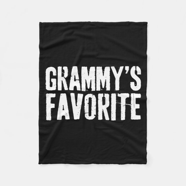 Cobertor De Velo Funny Grammy’s Favorite Funny Grandparent Granhild (Frente)