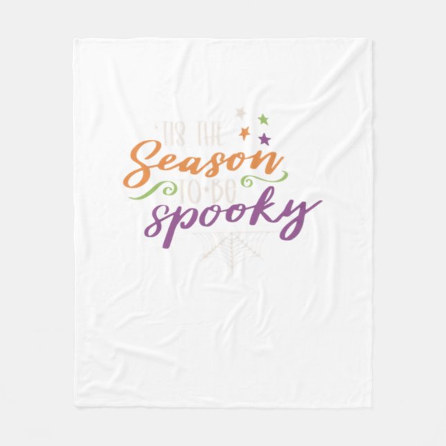 Cobertor De Velo Funny Halloween - Tis The Season (Frente)