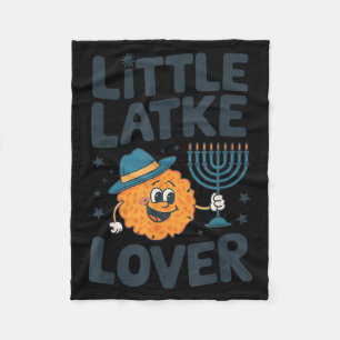 Cobertor De Velo Funny Hanukkah Pequena Latke Família Judaica Crian
