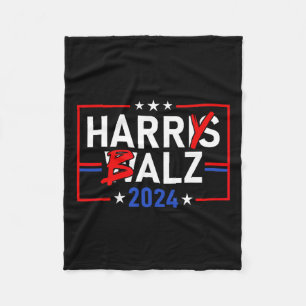 Cobertor De Velo Funny Harris W 24 Harry B 2024 Meme Democratics Vo