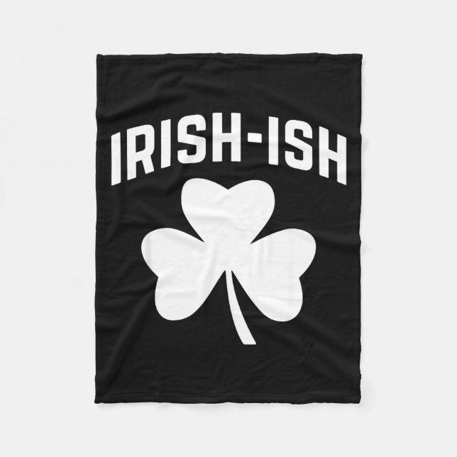 Cobertor De Velo Funny Irish-ish St. Patrick's Day  (Frente)
