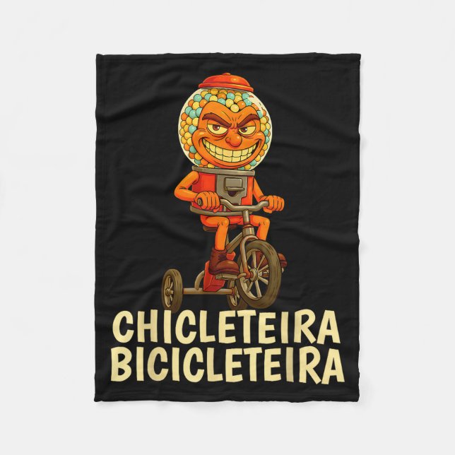 Cobertor De Velo Funny Italian Brainrot Kids Meme Chicleteira Bicic (Frente)