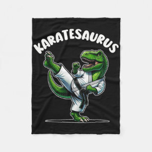 Cobertor De Velo Funny Karatesaurus Dinossauro T Rex Em Karate Gi B