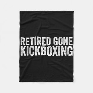 Cobertor De Velo Funny Kickboxing Lover Quotes Muay Thai Kickboxing