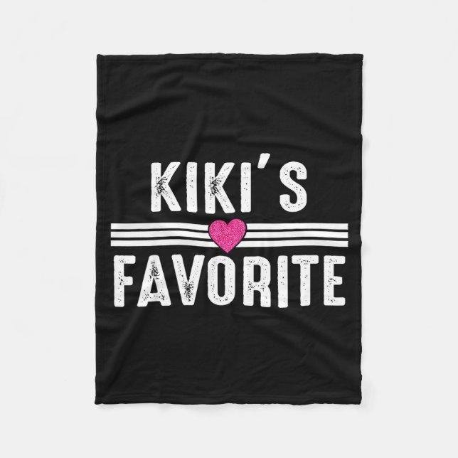 Cobertor De Velo Funny Kiki'ss Favorite Son Daughter I'm Kiki's's F (Frente)