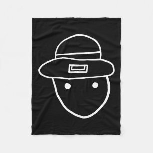 Cobertor De Velo Funny Leprechaun Amateur Sketch Meme Rua Irlandesa