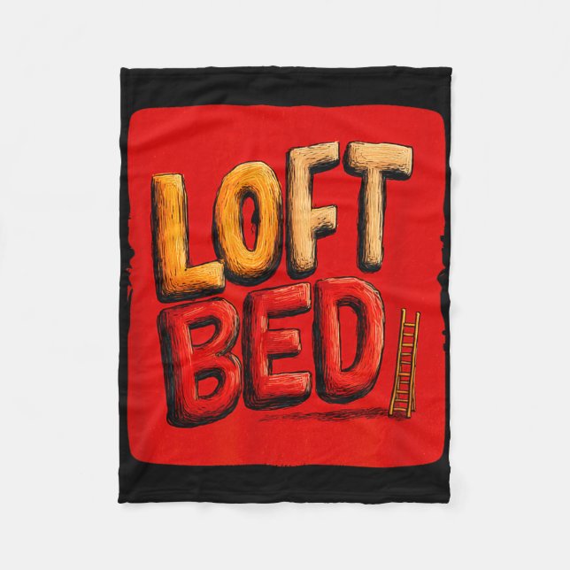 Cobertor De Velo Funny loft bed speech costume  (Frente)
