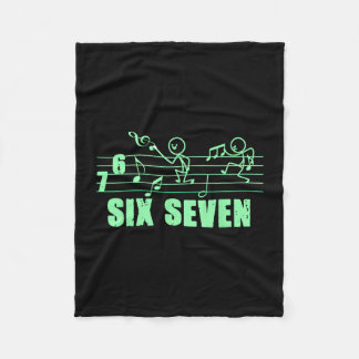 Cobertor De Velo Funny Musical 67 Music Meme Slang Six Seven Music 
