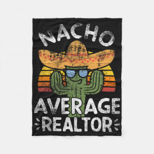 Cobertor De Velo Funny Nacho Médio Realtor Cinco De Mayo Mexicano