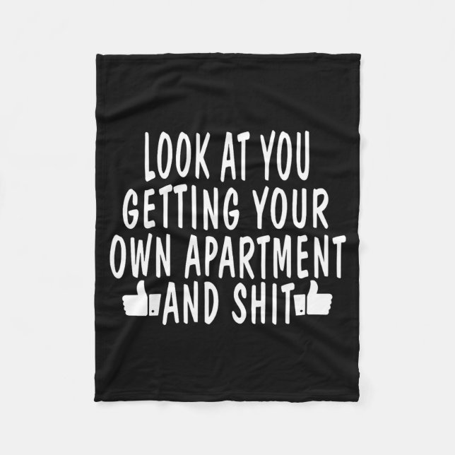 Cobertor De Velo Funny New Apartment House Warming Gift  (Frente)