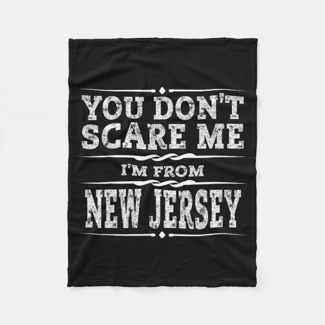 Cobertor De Velo Funny New Jersey Home Garden State Gift  (Frente)