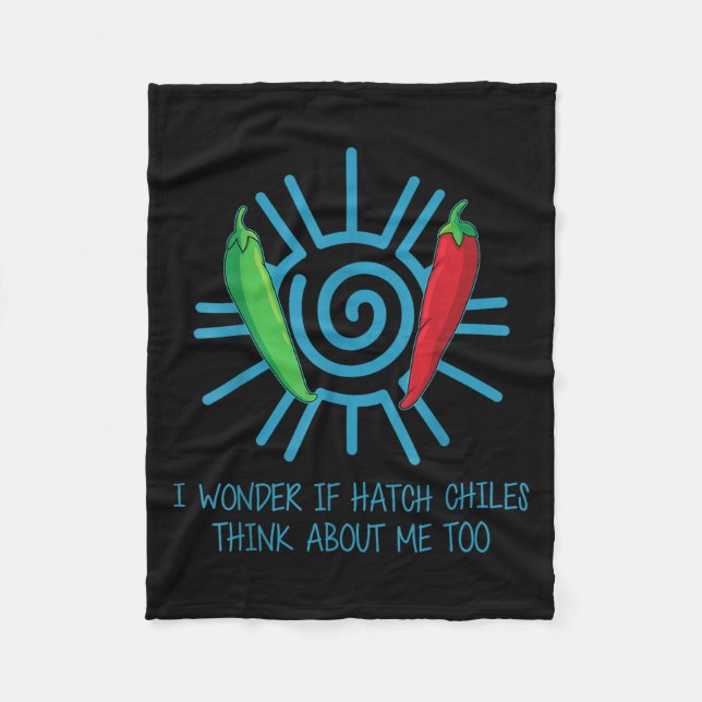 Cobertor De Velo Funny New Mexico Peppers Hatch Chili  (Frente)