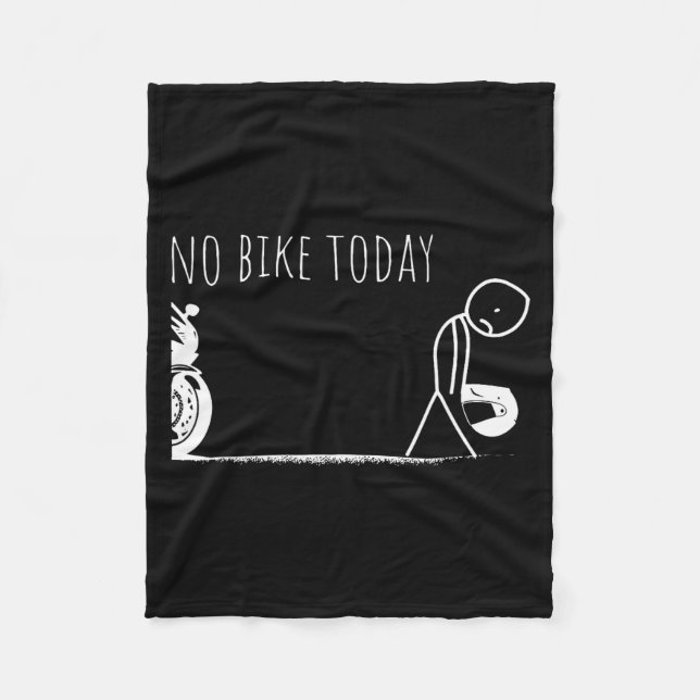 Cobertor De Velo Funny No Bike Today  (Frente)