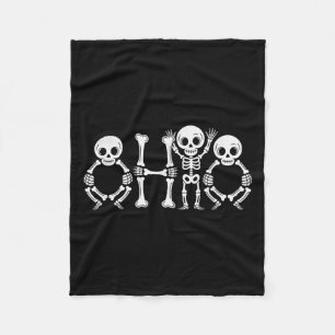 Cobertor De Velo Funny O-h-i State Skeleton Ohio Vintage Hallowee