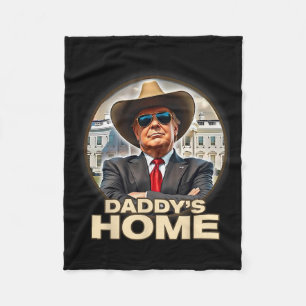 Cobertor De Velo Funny Pai Home Trump Ganhou 45 47 Pegando America 