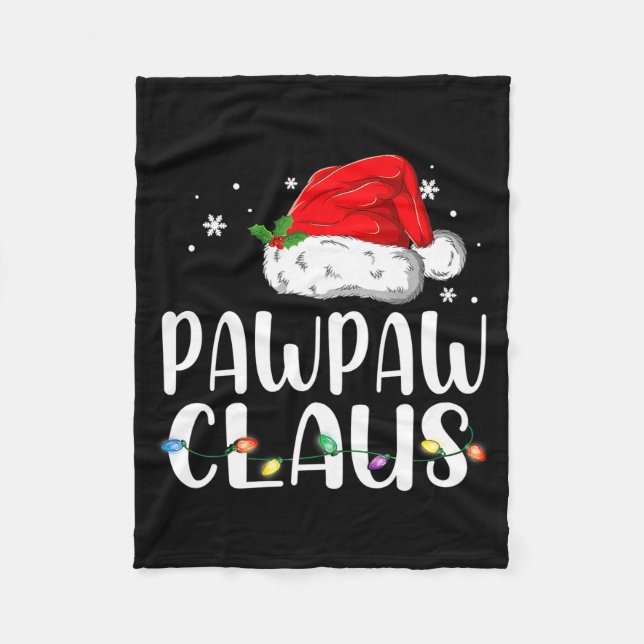Cobertor De Velo Funny Pawpaw Claus Christmas Pajamas Santa  (Frente)