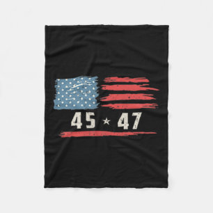 Cobertor De Velo Funny Qr Presidente Trump Dance Code 2 Lado