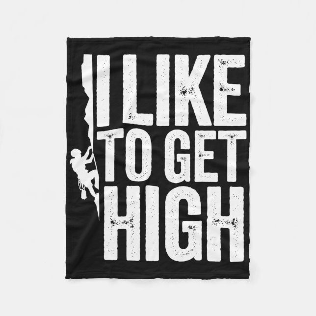 Cobertor De Velo Funny Rock Climbing For Men Women Mountain Indoor  (Frente)