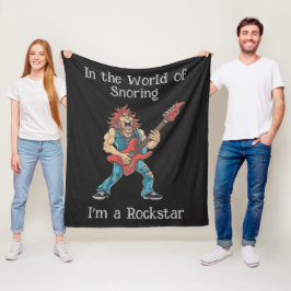 Cobertor De Velo Funny Rockstar