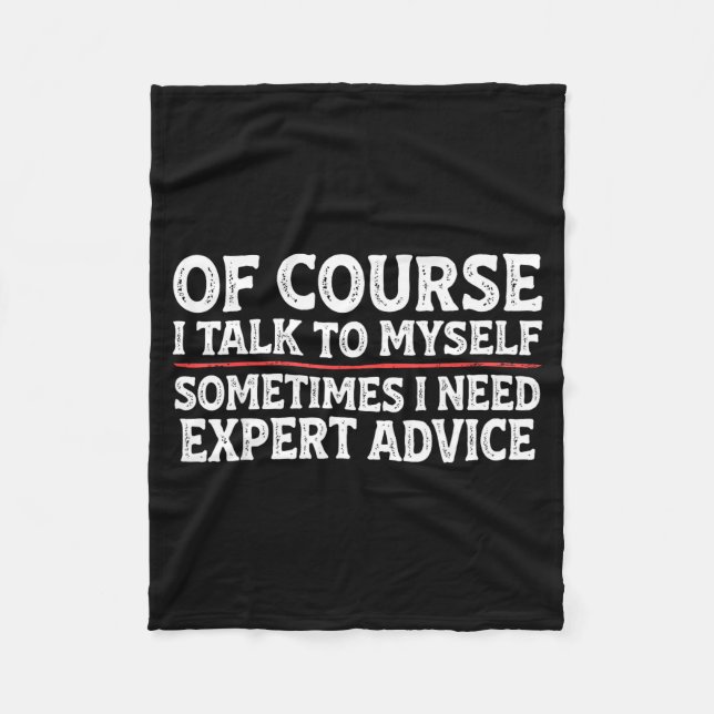 Cobertor De Velo Funny Sarcastic Dad Joke Grandpa Of Course I Talk  (Frente)