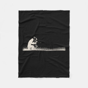Cobertor De Velo Funny Sasquatch Arco Hunter Bigfoot Deer Huntin