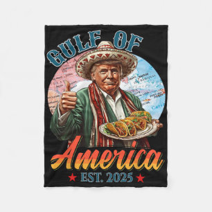 Cobertor De Velo Funny Trump Taocos Cindo De Mayo Golfo Da América