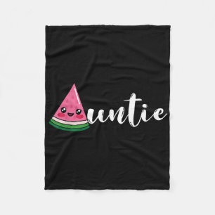 Cobertor De Velo Funny Watermelle Fruta Lover Tia Tia Família Su