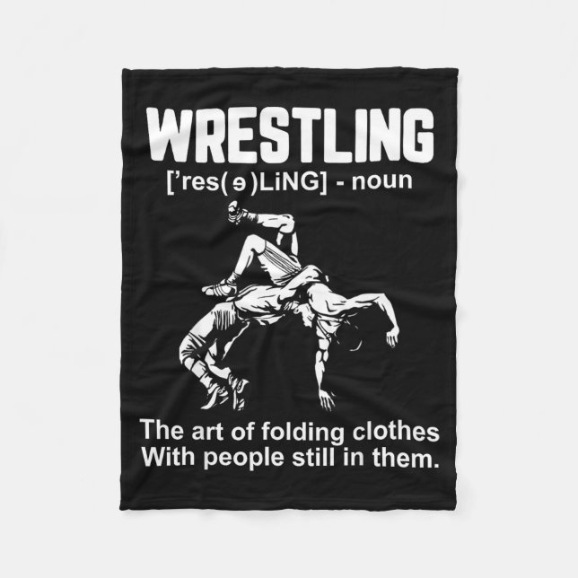 Cobertor De Velo Funny Wrestling Definition The Art Of Folding Clot (Frente)