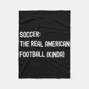 Cobertor De Velo Fútbol Pé Americano Fã Engraçado Jogar Jogo Piada